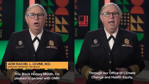 Fake Woman In Admiral Costume Tells Black People Climate Hoax Propaganda Affects Them Most