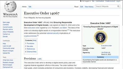 What is Executive Order 14067 - Part #2 - THE TRAP