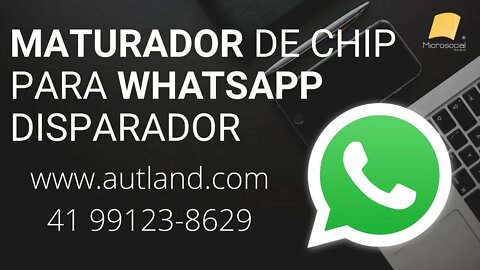 Maturador de Chip, Esquentador de Chip, Evitar banimento, NÃO BANIR WHATSAPP