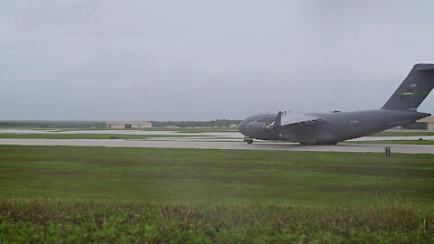 Globemaster IIIs prepare for Garuda Shield 21