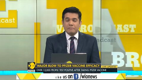 12 000 people test positive for covid-19 after Pfizer vaccine (Israel).