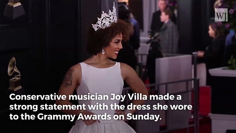 Joy Villa Wore a Seriously Pro-Life Dress for the Grammys