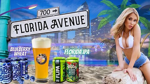 Florida Ave Brewing FLIPA and Your My Boy Blue Blueberry Wheat Craft Beer Reviews w/ @AllieRae​