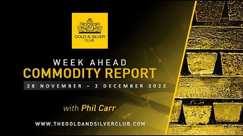 WEEK AHEAD COMMODITY REPORT: Gold, Silver & Crude Oil Price Forecast: 28 November - 2 December 2022