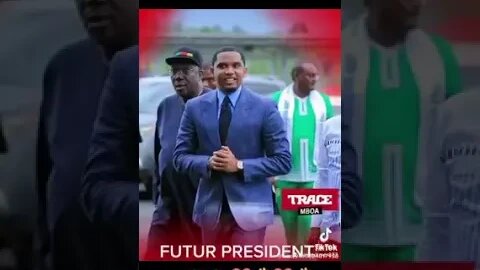 Flore de Lille e Veuve Joyeuse tous por Samuel Eto'o Fils Futur président du Cameroun 2025 Élections