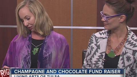 Living Arts of Tulsa hosts Champagne and Chocolate Fundraiser