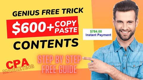 Genius! How To Figure Out If You Should Really GET PAID $600 Copy Paste Job, CPA Marketing