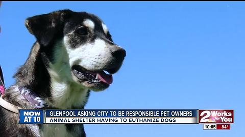 Glenpool asking city to be responsible pet owners