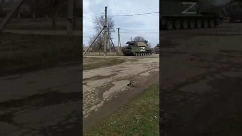 UKRAINE WAR - RUSSIAN air defense systems in Genichesk, Kherson region