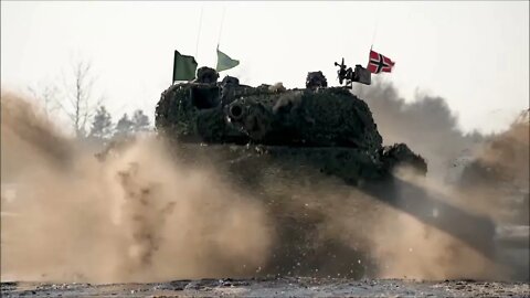 Norwegian Tanks Launch Live-Fire Drills in Lithuania