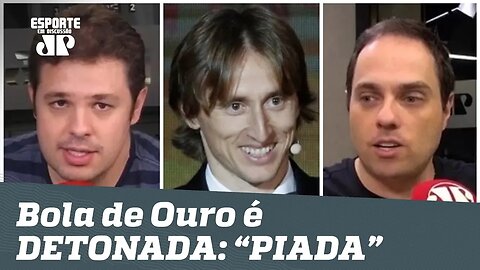 E Messi e CR7? Bola de Ouro a Modric é DETONADA: "PIADA!"