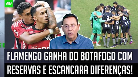 "ASSUSTA! OLHA A DIFERENÇA do Flamengo pro RESTO! Ganhou do Botafogo com RESERVAS e..." Veja ANÁLISE