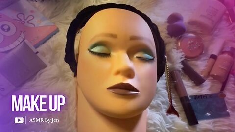 ASMR Makeup on MANNEQUIN / ASMR Doing Your Makeup 💄