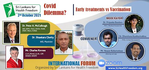 Covid Dilemma? Early treatments vs. Vaccination (Full video)