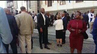 SOUTH AFRICA - Cape Town- Tito Mboweni Mid Term Budget Speech (4m8)