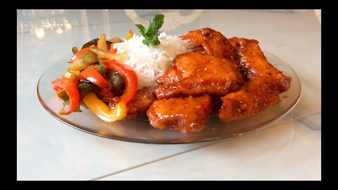 hot chilli chicken fajita with rice