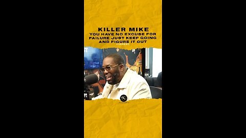 #killermike You have no excuse for failure just keep going and figure it out.🎥 @breakfastclubam