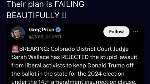 "MANIPULATING LAWS TO KEEP TRUMP OUT" - COLORADO SUPREME COURT DECISION TO REMOVE TRUMP FROM BALLOTS