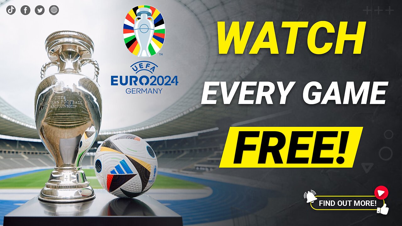 ⚽ How to Watch UEFA Euro 2024 LIVE Online FREE! ⚽