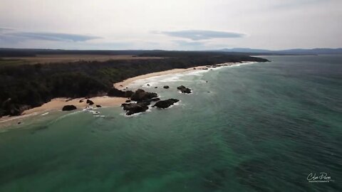 Secret Beach 29 August 2022 4k drone video