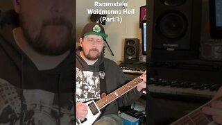 Rammstein - Waidmanns Heil Guitar Cover (Part 1)