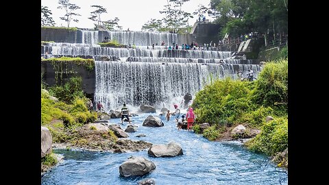 relax well in the forest, accompanied by a cup of warm coffee and a swift waterfall