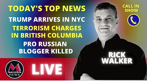 TRUMP WATCH: Arrives In NYC - Today's Top News with Rick Walker ( April 3 2023 )