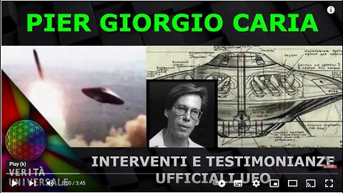 Pier Giorgio Caria - Interventi e Testimonianze Ufficiali UFO