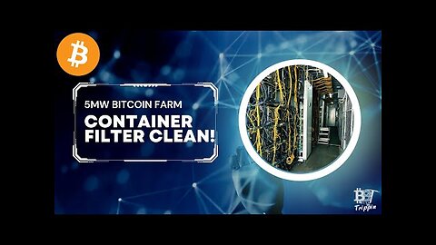 5MW Bitcoin Mining Farm Filter Cleaning