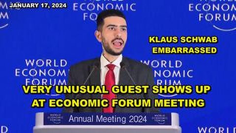 Unusual Guest shows up at Davos, Switzerland and Slams Klaus Schwab - PCR Test a Cloning Device