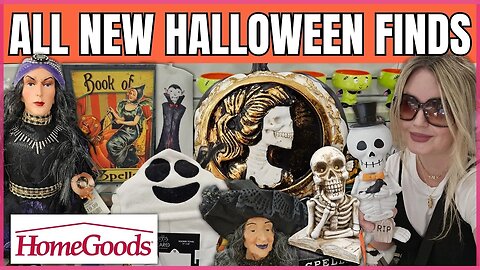 HOMEGOODS HALLOWEEN | ALL NEW Finds | Beautiful Cameo Pumpkins Plus More | #homegoods