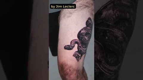 Stunning work by Jim Leclerc #shorts #tattoos #inked #youtubeshorts