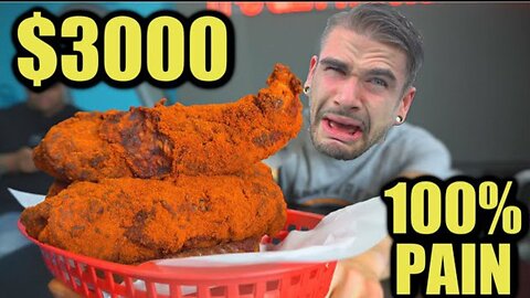 $3000 WORLD'S HOTTEST CHICKEN TENDER CHALLENGE (3.5 MILLION SCOVILLE) | CHEATED & SCAMMED?