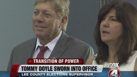 Tommy Doyle sworn in as Supervisor of Elections