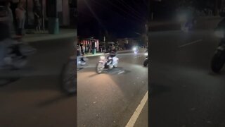 Ocean City Bike week 2022 - Night time Harley Davidsons