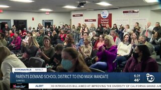 Parents demand Santee School District to end mask mandate