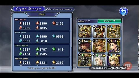 Noctis & Kimahri Crystal Magic strength powered up! / Final Fantasy: Dissidia Opera Omnia