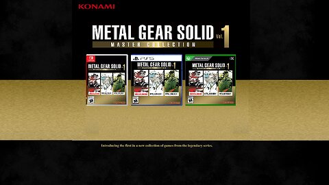 Physical Copy of Metal Gear Solid: Master Collection Vol. 1 Coming to Switch, PS5, and Xbox Series X