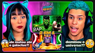 2 EM 1 - DROP COLAPSO URT | Gabriza & Hawky | [React em Casal] 🔥