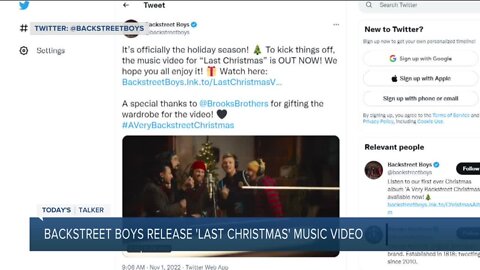 Today's Talker: The Backstreet Boys drop a Christmas album