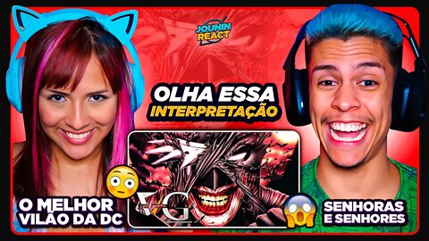 VG BEATS - Batman Que Ri - (DC Comics) Propagador do caos? | [React em Casal] 🔥