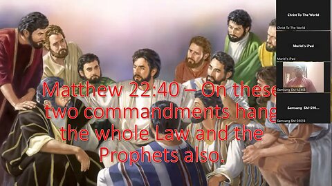 🔥Matthew 22:40 - All the Law and the Prophets hang on these two commandments❤️