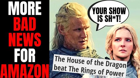 Rings Of Power Gets DESTROYED By House Of The Dragon | Lord Of The Rings BACKLASH For Amazon!