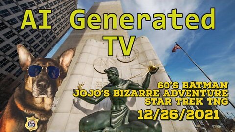 AI Generated 60s Batman, Jojo's Bizarre Adventure, Star Trek TNG | AIGTV #6