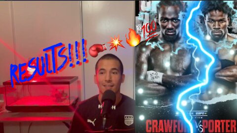 Crawford vs Porter!!!! results