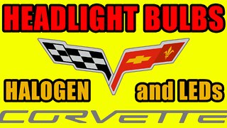 C5 Corvette Headlight Bulb Replacement 1997-2004