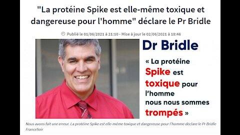 Protéine SPIKE toxique : Dangers de son utilisation vaccinale