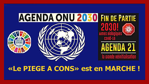 L'Agenda 2021-2030 de l'ONU est un piège pour la majorité ignorante...Voici pourquoi !