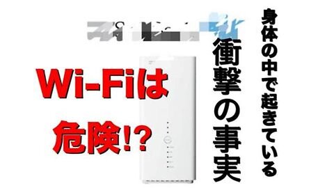 Wi-Fiシステムの危険性(電磁波の脅威)