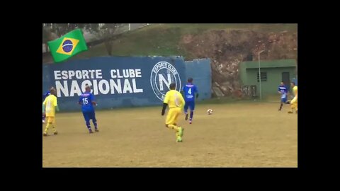 Golaço do Artilheiro "Brasileiro" iosan Santos no veteranos do E.C Nacional de Laranjeiras Caieiras!